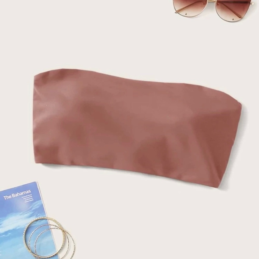 👙 2 for $15 👙 SHEIN bandeau lace up bikini top